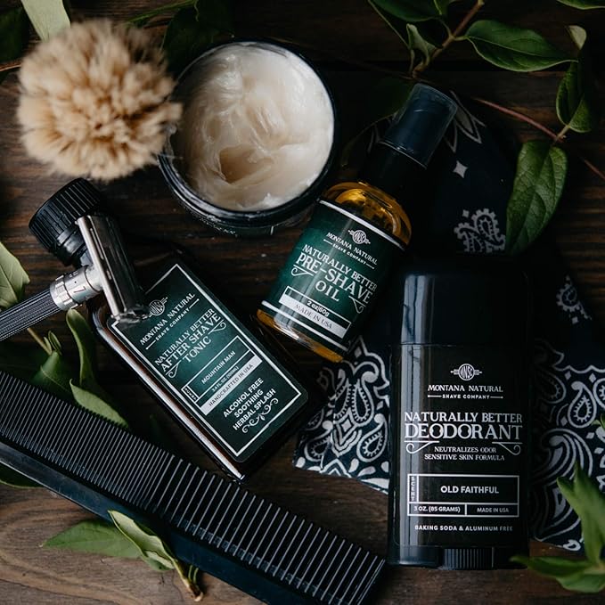 MNSC Bay Rum Naturally Better Shave Cream - Smooth Shave, Hypoallergenic Sensitive Skin Formula, Softer Skin, Prevent Nicks, Cuts, and Irritation, Handcrafted in USA, All-Natural, Plant-Derived