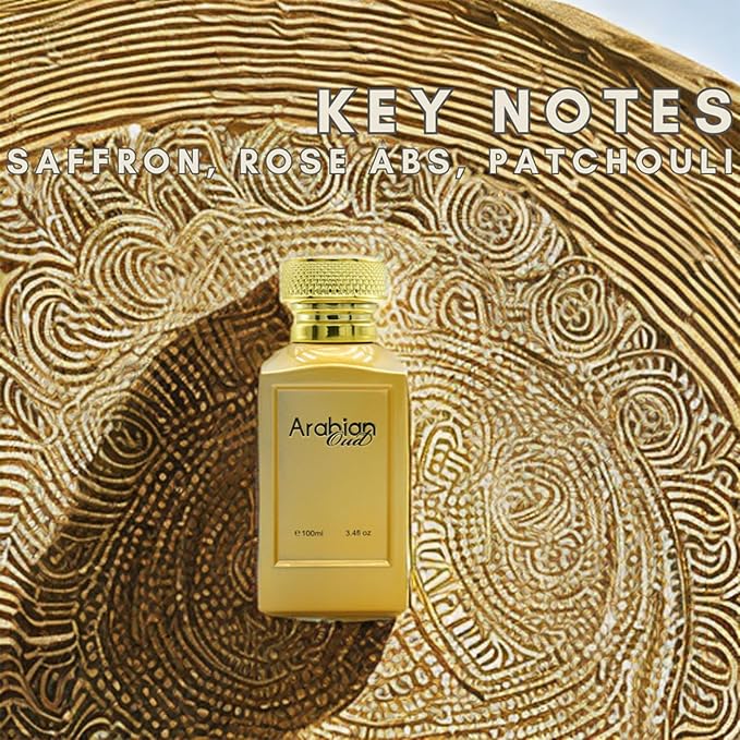 Arabian Oud - Arabian Perfume for Women - Oud, Sandalwood Cologne for Men - Mens Cologne with Leather, Spicy Fragrances - 3.4 oz