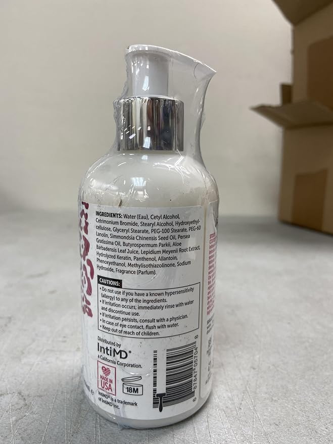 IntiMD Coochy Plus Intimate Shaving Cream SWEET BLISS For Pubic, Bikini Line, Armpit - Rash-Free With Patent-Pending MOISTURIZING+ Formula, Prevents Razor Burns & Bumps, In-Grown Hairs 8.5oz (1-Pack)