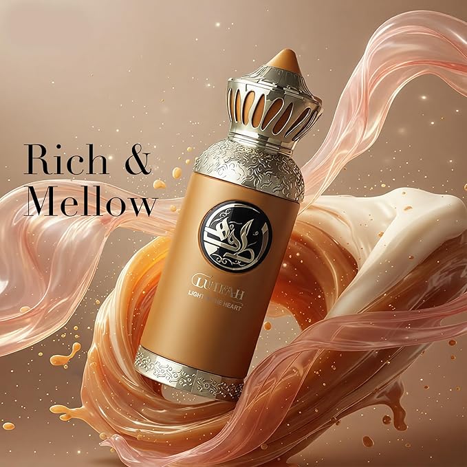 Lutfah Light In The Heart Luxury Cologne for Men - Bergamot,Elemi,Amberoxan-80ml Eau de Parfum - Long Lasting - Versatile Signature - Elite Gift