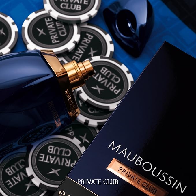 Mauboussin - Private Club 100ml (3.3 Fl Oz) - Eau de Parfum for Men - Woody & Oriental Scents