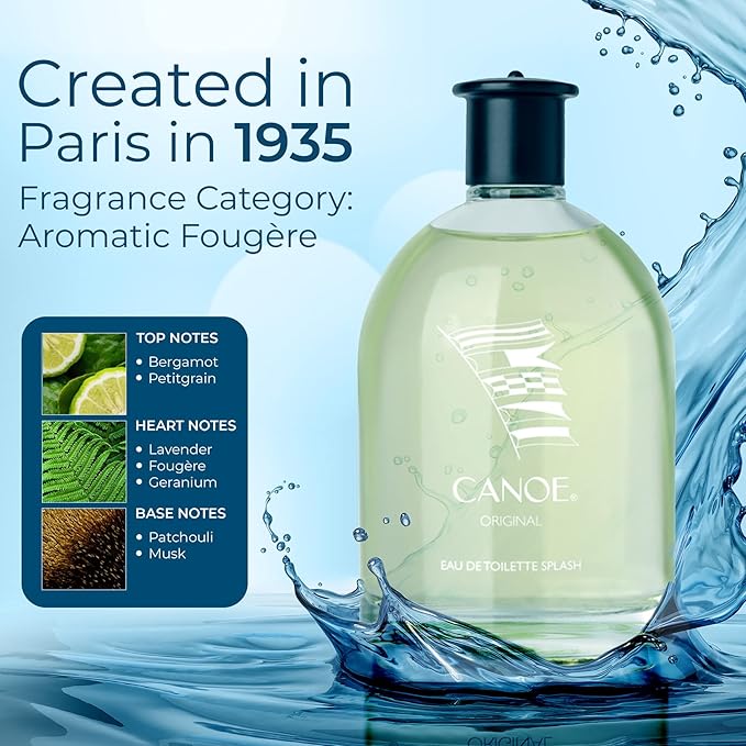 CANOE by DANA Eau De Toilette for Men, Sport Scent