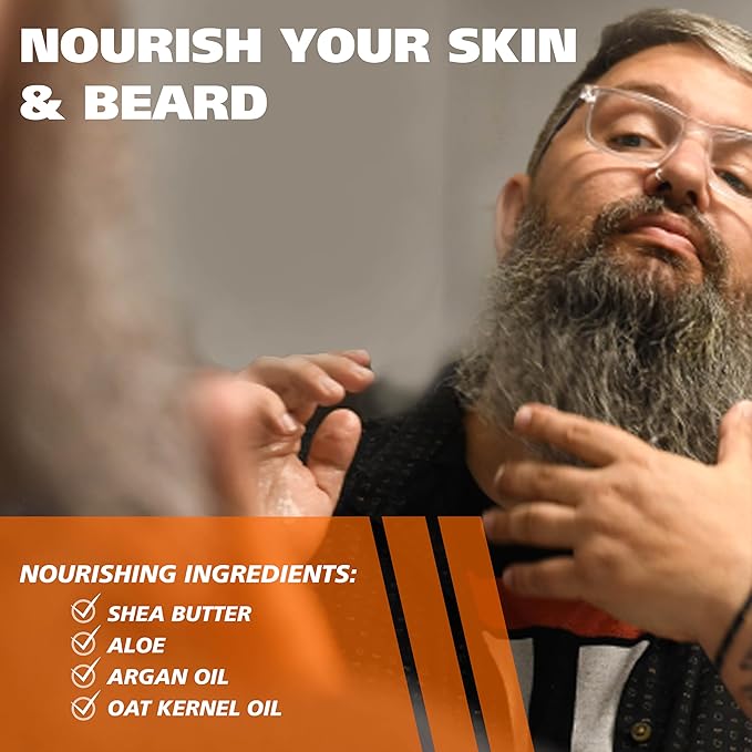 Wahl 2 oz Beard Softener Moisturizes Hair & Softens Skin Underneath – Beard Conditioner for Men Contains Shea Butter to Relieve Itch & Condition Hair - Lightly Scented – Model 3028691