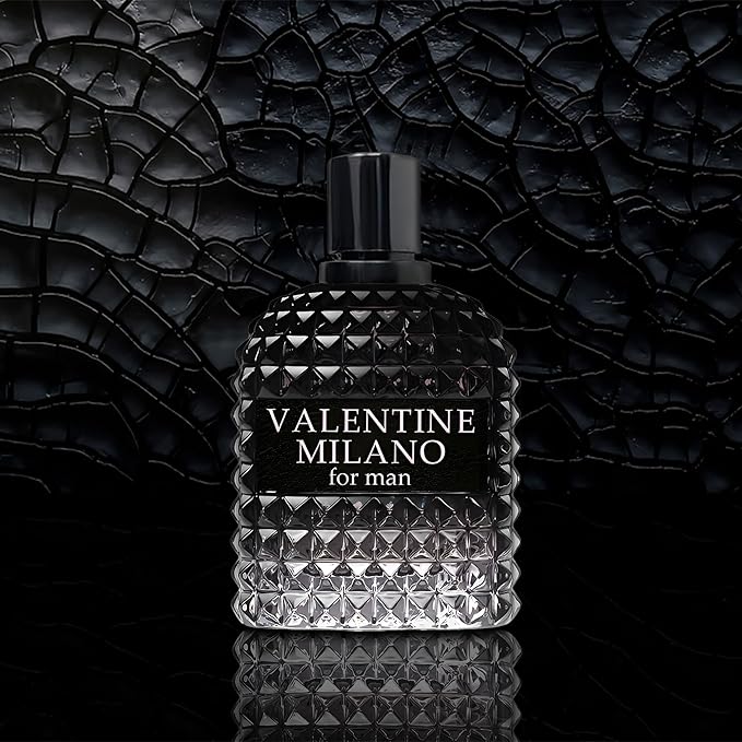 Men's Cologne Valentine Milano Eau De Toilette Natural Body Spray Perfume Long Lasting Fragrance 3.4 Fl Oz Daily Used