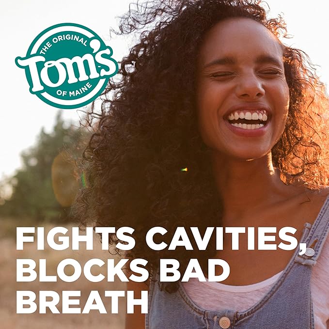 Tom's of Maine Wicked Fresh! Natural Fluoride Anticavity Toothpaste, 3 Pack, 4.0oz