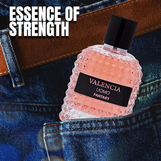 Men's Cologne Gift Set Include Valentine Milano,Valentine,Choco Musk & Valencia UOMO Fantasy | Vanilla Bourbon, Leather & Amber Floral Fragrance | Luxury Eau de Toilette