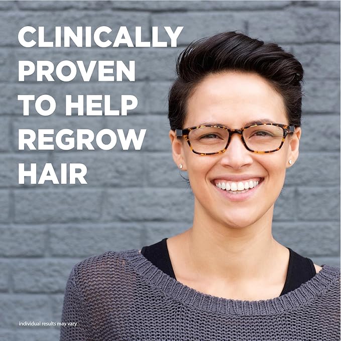 Minoxidil Topical Solution, 2 Percent, Hair Regrowth Treatment For Women