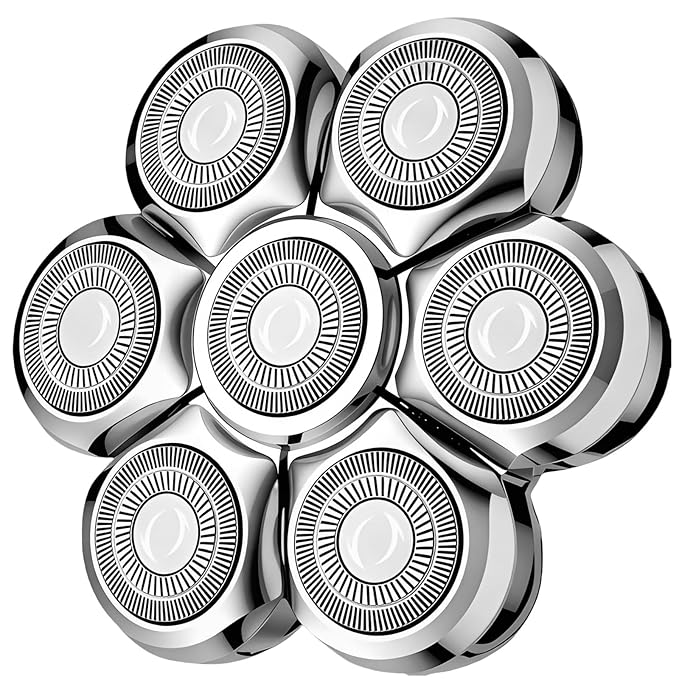Fit for Cyruzi Replacement Shaver Head,Fit for Shpavver Replacement Heads,1Pack 7D Magnetic Floating Heads Compatible with Cyruzi/SHPAVVER Head Shavers for Bald Men Women Legs(2026 Upgraded)