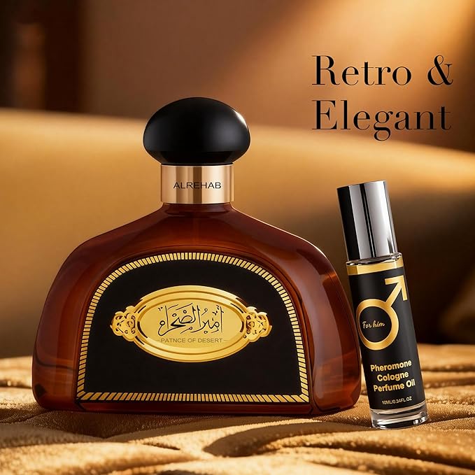 Prince Deseret Brown Men's Cologne Eau de Parfum 3.4 Fl. Oz, Warm Spicy Woody Notes, Modern Masculine, Fragrance Pheromone