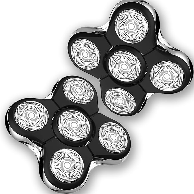 Remington Balder Pro Replacement Head for XR7000 Shaver, 5X Hyperflex Dual-Track Blades, for Smooth Bald Head Shaving, Precision Electric Shaver Cutter Heads (3 Pack)