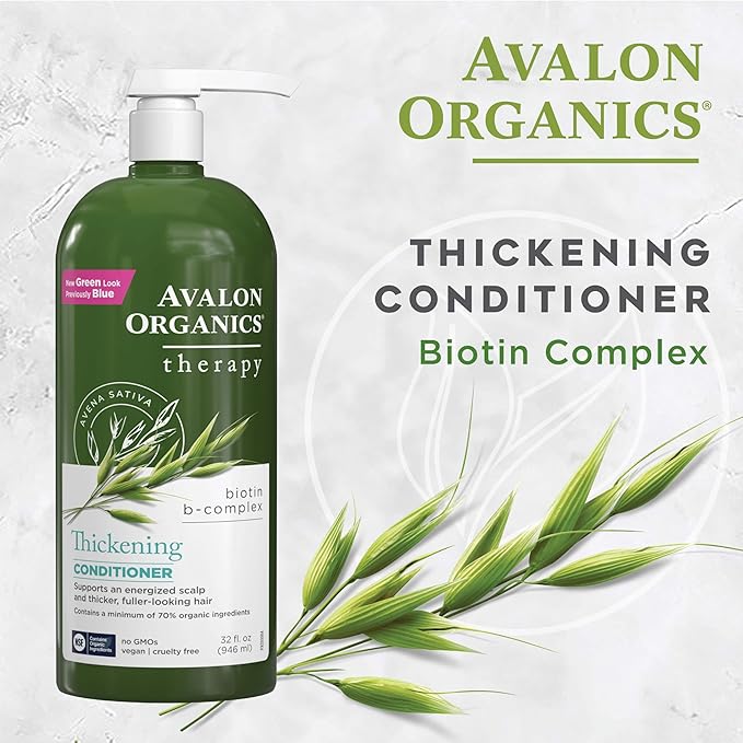 Avalon Organics Therapy Thickening Conditioner Biotin B-Complex, 32 oz