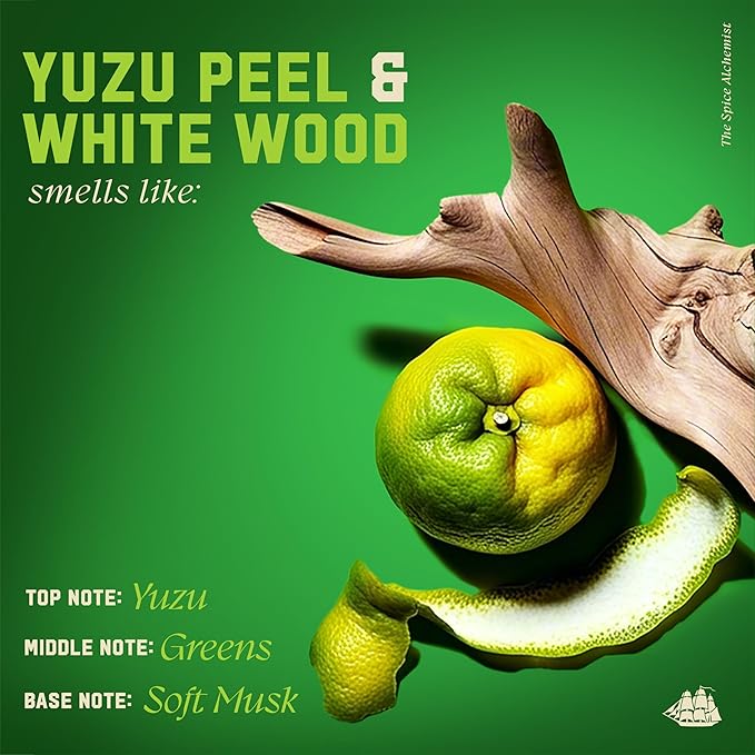 Old Spice Men's Shampoo, The Spice Alchemist Collection, Cologne-Infused Yuzu Peel & White Wood Scent, Free of Parabens & Phthalates, 21.9 fl oz