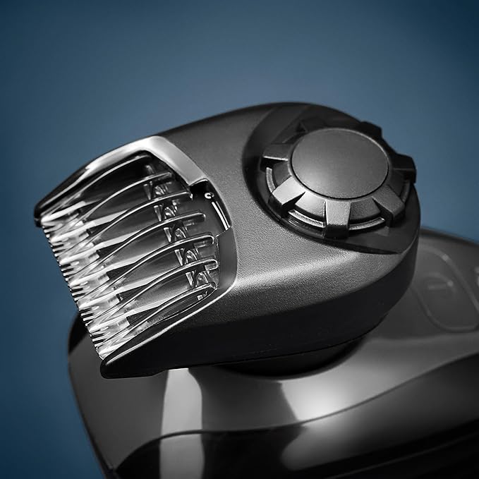 Remington Balder™+ Head Shaver 3 Dual-Track Cutting Heads Multi-Directional Pivot 45 Minute Run Time 100 Percent Waterproof Complete Grooming Kit with Beard Trimmer Nose and Ear Trimmer
