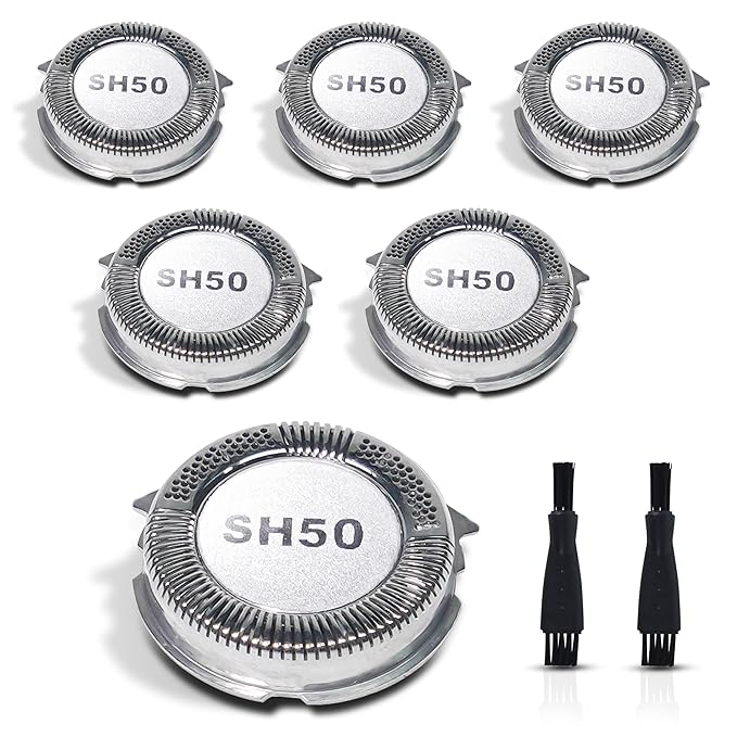 SH50 Blades Head for Philips Norelco Series 5000 (S5xxx), Electric Razor Compatible with Norelco 5000 Series Shaver Replacement Heads, Fit for Models S5660/84, S5590/81, S5290/88, S5210/8