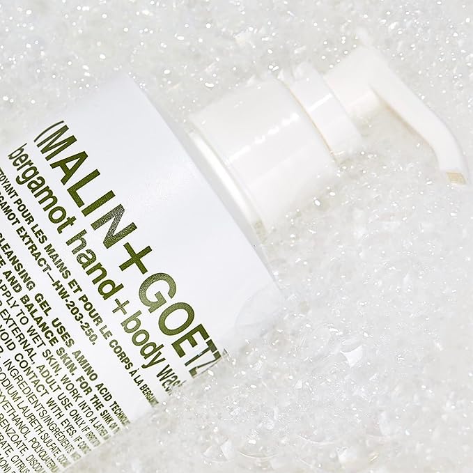 MALIN+GOETZ Women's Bergamot Hand + Body Wash, Clear, 8.45 Fl Oz (Pack of 1)