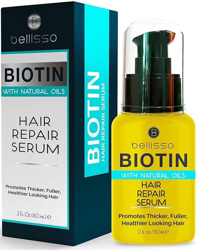 Biotin Shampoo and Conditioner Set and Biotin Hair Thickening Serum for Men and Women