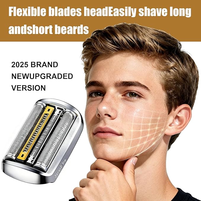 94M Shaver Head Replacement Compatible with Series 9 Pro and Series 9 Electric Razors,For men's shaving-1packs