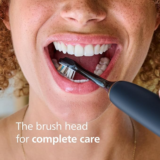 Philips Sonicare A3 All-in-One - Genuine Replacement Electric Toothbrush Heads, Black, 2 Pack, HX9092/95