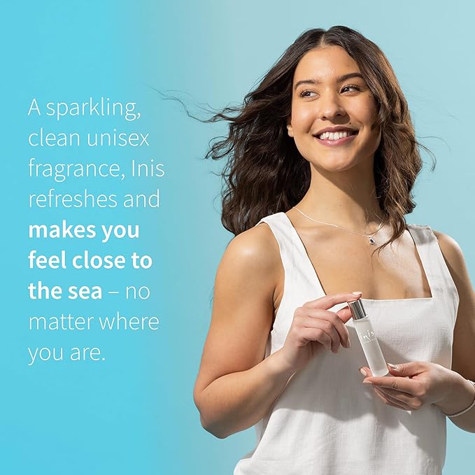Inis the Energy of the Sea Cologne Spray - Travel Size Perfume for Women and Men - Clean, Fresh, Ocean Cologne - 0.5 Fl Oz
