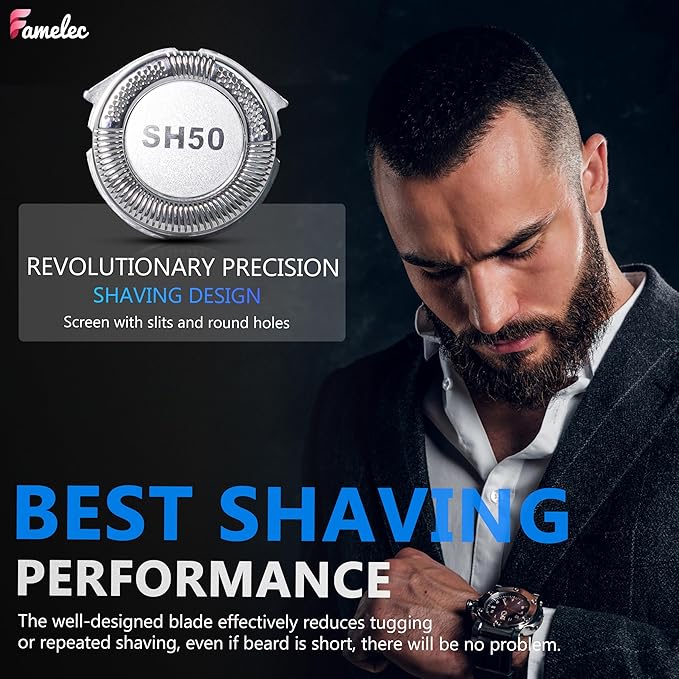 SH50 Blades Head for Philips Norelco Series 5000 (S5xxx), Electric Razor Compatible with Norelco 5000 Series Shaver Replacement Heads, Fit for Models S5660/84, S5590/81, S5290/88, S5210/8