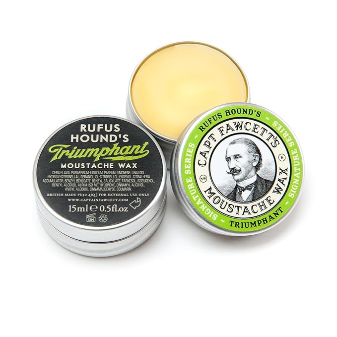 CAPTAIN FAWCETT Moustache Wax 0.5oz (0.5oz, Triumphant)