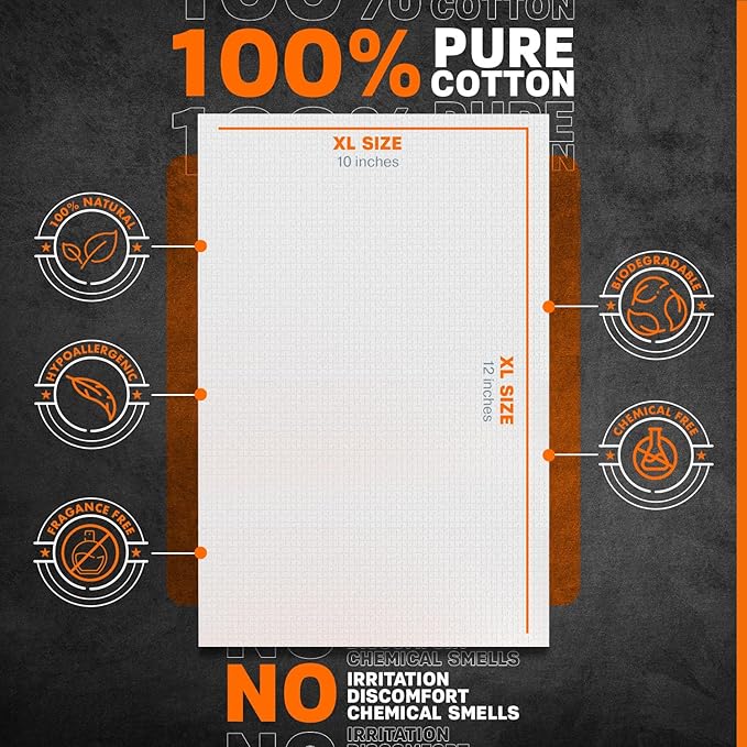 100% Cotton Shaving Towels for Men - 90 Ct, 12 x 10” - Super Soft Face Towel for Drying Face, Disposable Dry Wipes & Wash Cloths in One, Ideal Shaving Kit Accessory & Barber Supplies