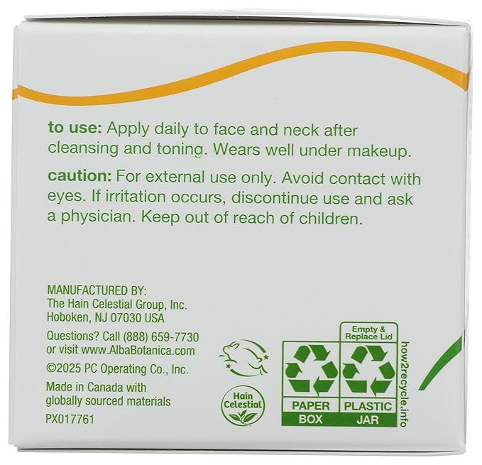 Alba Botanica, Moisturizer Aloe Green Tea Oil Free, 3 Ounce