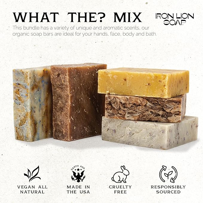 ILS Soap Co.– All-Natural Soap bar for Men & Women – Cold Process, Handmade in the USA