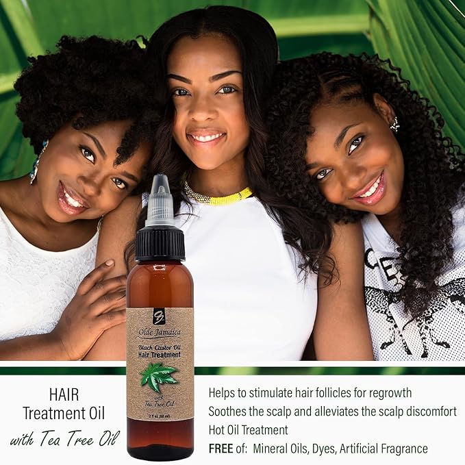 Black Castor Oil Hair Maintenance Kit (4 Piece Bundle)