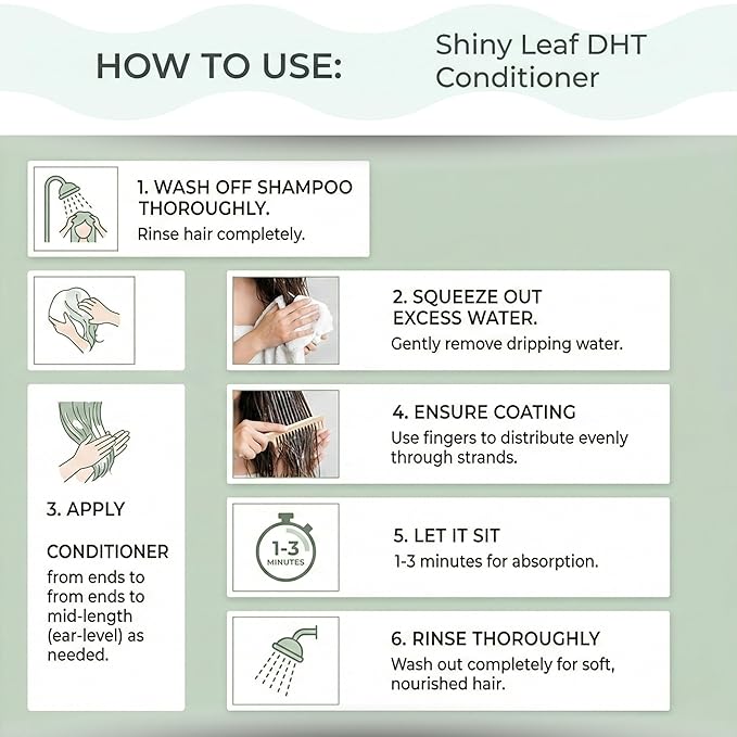 DHT Blocker Conditioner with Rosemary Leaf Oil for Hair Growth, Softer & Smoother Hair, Paraben & Sulfate Free, 16 oz