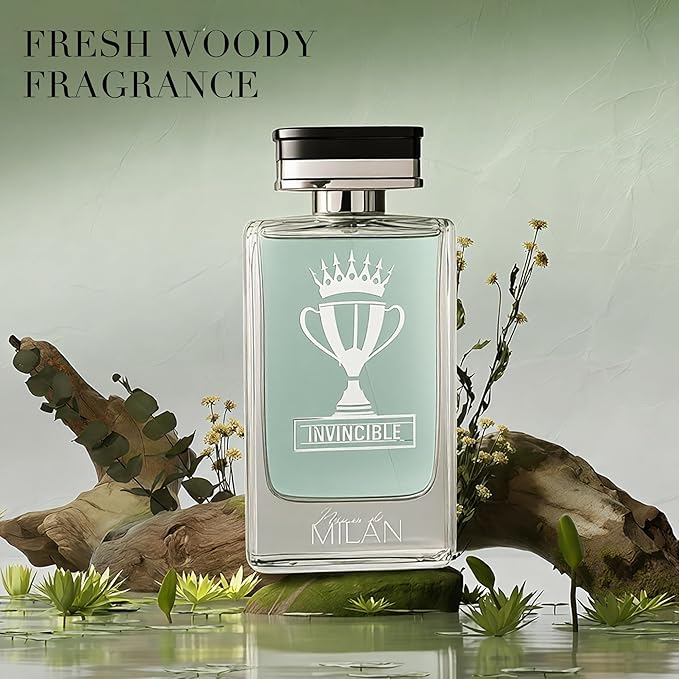 INVINCIBLE, Men's Cologne Gift, Long Lasting EDP Fresh Scent, Perfume with Award-Winning Style, Daily Fragrance for Men, 3.4 Fl Oz