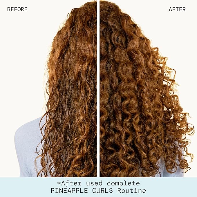 Pacifica Beauty, Pineapple Curls Defining Natural Conditioner, For Curly, Coily and Textured Hair Types, Pineapple Scent, Sulfate Free and Silicone Free, 100% Vegan and Cruelty Free