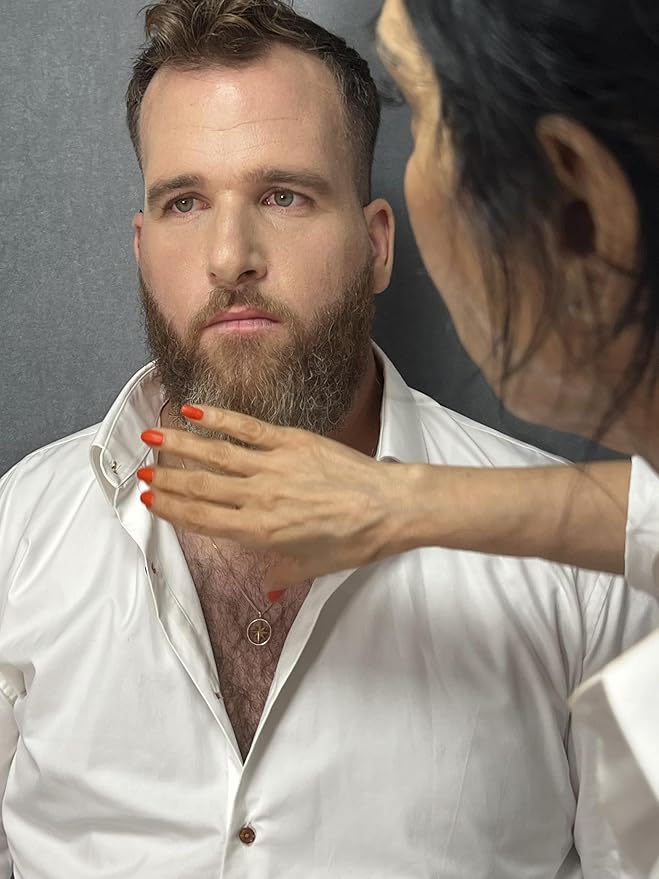 Premium Beard & Mustache Grooming Kit: Boar Bristle Brush & Wide Tooth Comb - Tame & Style Your Facial Hair - Achieve a Flawless Look - for Men - Order Now!