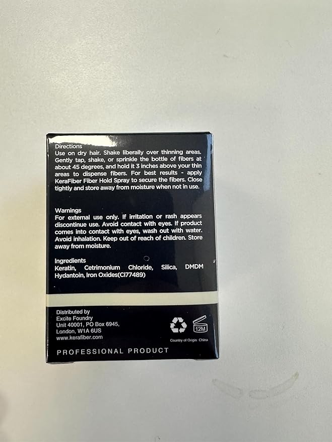 KeraFiber Professional Hair Building Fibres - Natural Keratin Hair Thickener Fibres, Medium Blonde (5g/0.17oz) - Unisex Adults