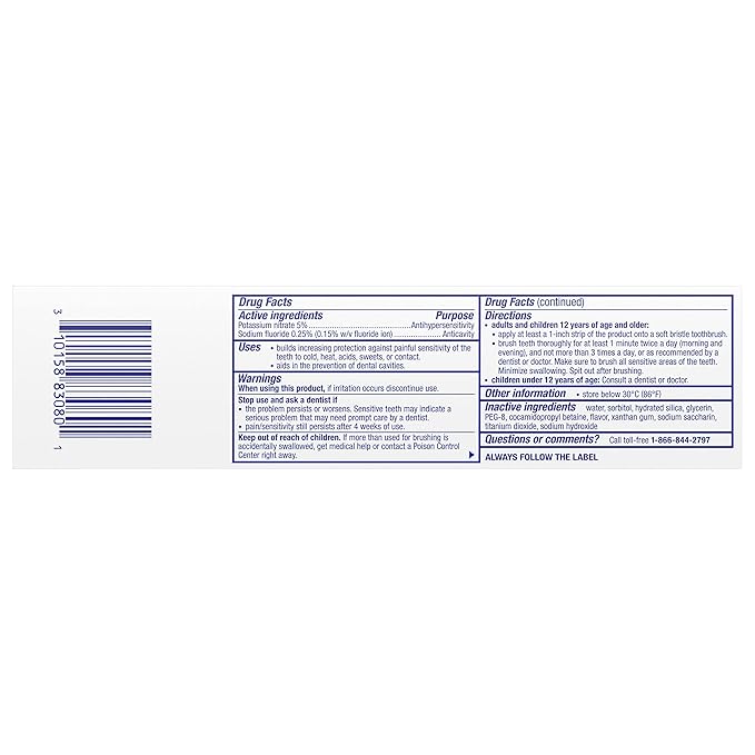Sensodyne Pronamel Fresh Breath Enamel Toothpaste for Sensitive Teeth and Cavity Protection, Fresh Wave - 4 oz (4 Pack)