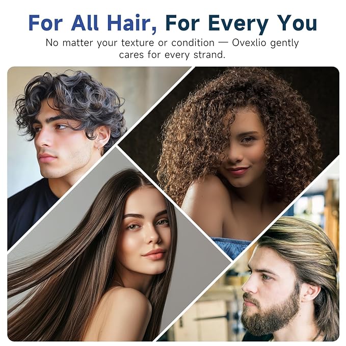 Hair Growth Shampoo with Biotin and Rosemary, Routine Shampoo for Hair Loss and Thinning, Natural Thickening Formula with Argan Oil, Tea Tree Oil and Caffeine, Sulfate Free with Comb, 11.84 FL