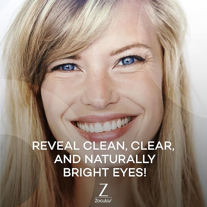 Zocular ZocuWipe Eyelid Cleansing Wipes with Natural Okra Complex – Gentle Daily Eyelid Cleanser & Moisturizing Pads – Makeup Remover & Eye Hygiene Wipes – 30 Count