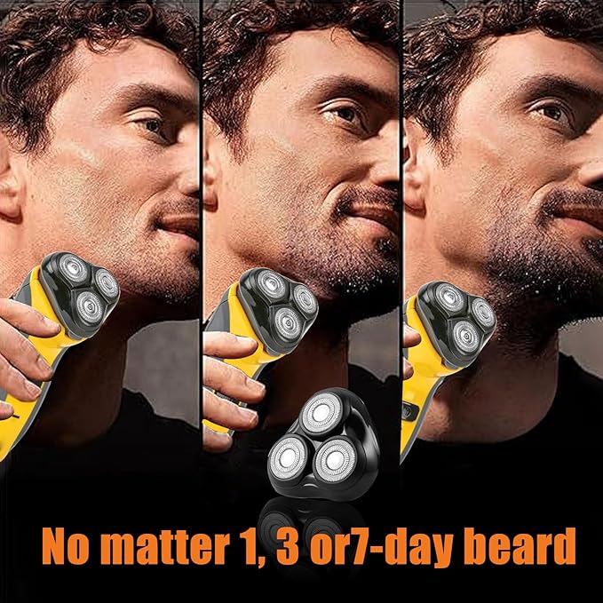 2PACK（Black） Universal Rotary Replacement Shaver Head,Compatible with Remington Shaver Series,for R3,R4,R5,R6,R7,R8,SP-3141 and SP-5161 Foils/Blades