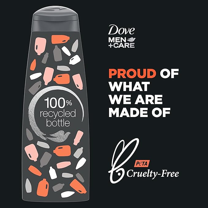 Dove Men+Care 2 in 1 Shampoo and Conditioner for Clean Hair Defense Shampoo and Conditioner for Stronger, Healthy Hair Everyday 12 oz