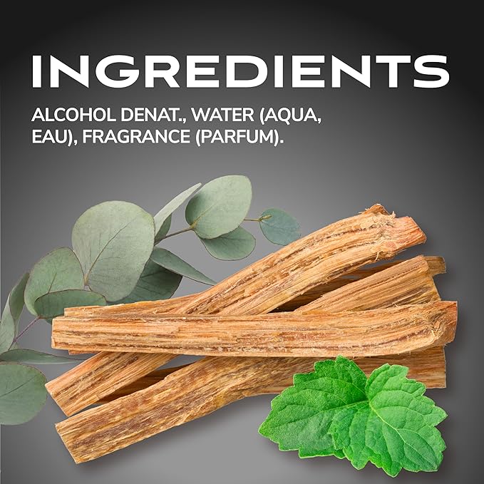 BOD man Liquid Titanium Fragrance Body Spray for Men 8 oz