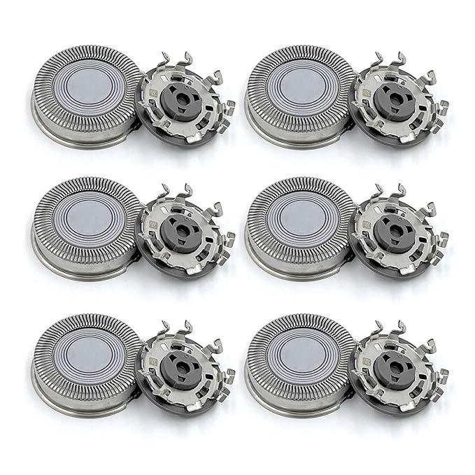 SH30 Replacement Heads for Philips Norelco Shaver Series 3000, 2000, 1000 (6 PACK)