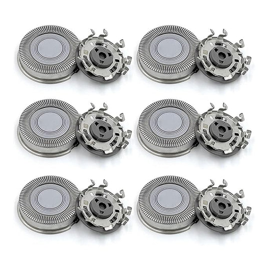 SH30 Replacement Heads for Philips Norelco Shaver Series 3000, 2000, 1000 (6 PACK)