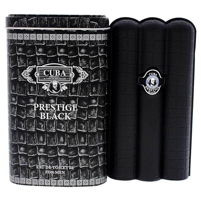 Cuba Prestige Black by Cuba for Men - 3 oz EDT Spray