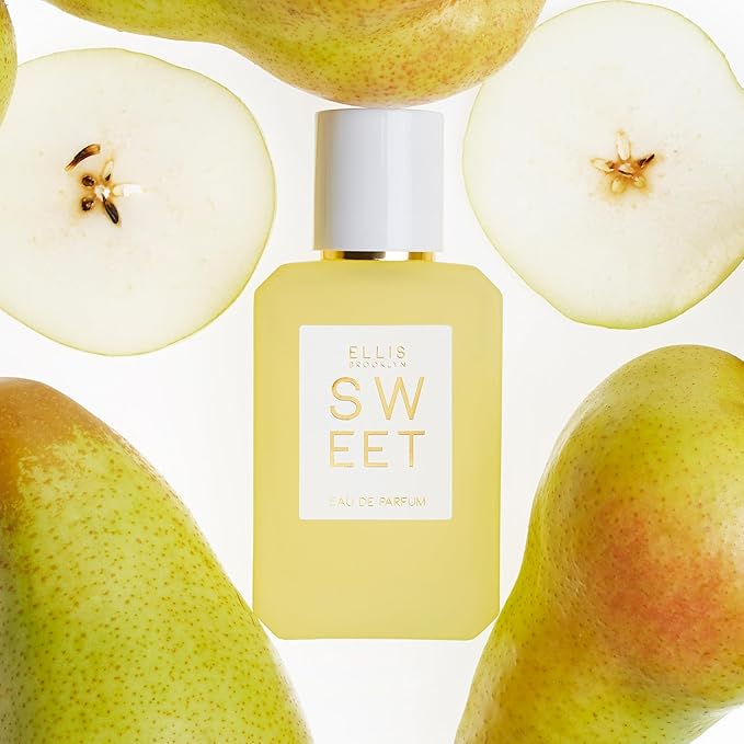 Ellis Brooklyn Sweet Eau de Parfum, Travel Spray, Gourmand Perfume for Women with Pear, Marshmallow & Orris, Vegan, Cruelty-Free, Paraben-Free, Made in the USA, 10ml / 0.33 Fl Oz