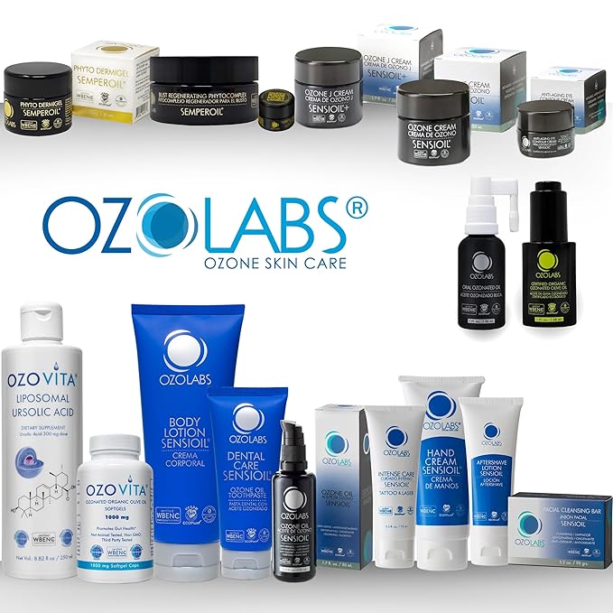 OZOLABS After Shave Lotion with Certified Organic Ozonated Oils | Soothing, Hydrating & Age-Defying Formula for Men | Fast-Absorbing Moisturizer for Sensitive Skin | ISO 9001 | 2.5 fl oz