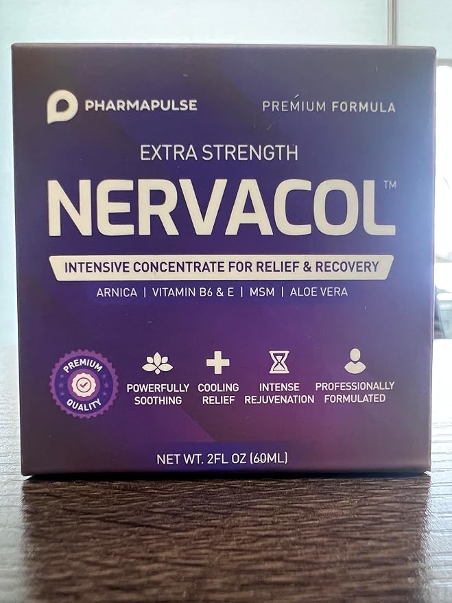 Pharmapulse Neuropathy Nerve Therapy & Relief Cream - Maximum Strength Relief Cream for Foot, Hands, Legs, Toes Includes Alpha Lipoic Acid, Arnica, Vitamin B6, Aloe Vera, MSM - Effective Soothing 4oz
