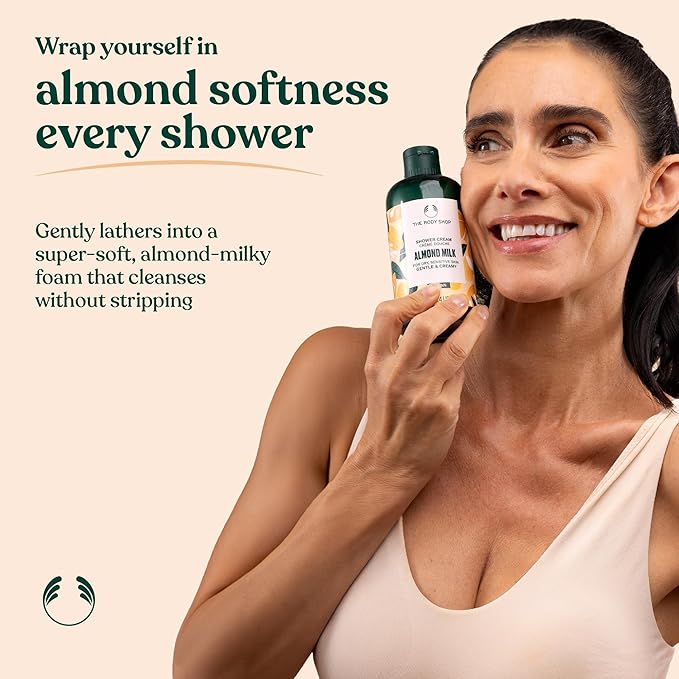 The Body Shop Almond Milk Shower Cream, 8.4 Ounce