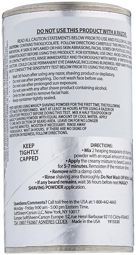 Magic Platinum Shaving Powder 4.5oz. Skin Conditioning (2 Pack)
