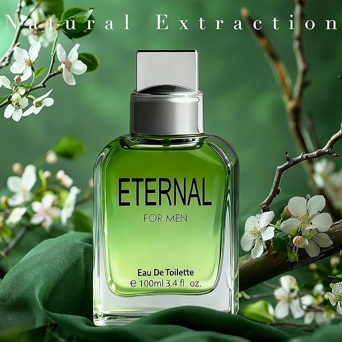 Verse Adonis & Eternal Combo Men Cologne 3.4 Fl. Oz Men's Perfume Refreshing Combination of Woody Floral & Fruity Scents Eau De Parfum for Men Lasts All Day Best Gift