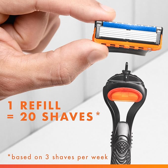 Gillette Fusion5 Men's Razor Blade Refills, 10 Count + Fusion5 ProGlide Razor Blade Refills - 2 Count, Holiday Gifts for Men